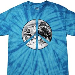 Peace Earth Spider Tie Dye Shirt