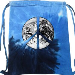 Peace Earth Tie Dye Bag