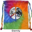 Peace Earth Tie Dye Bag