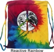 Peace Earth Tie Dye Bag