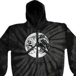 Peace Earth Tie Dye Hoodie