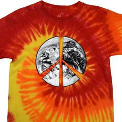 Peace Earth Tie Dye Shirt