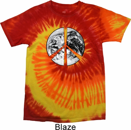 Peace Earth Tie Dye Shirt