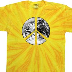 Peace Earth Twist Tie Dye Shirt