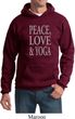 Peace Love & Yoga Hoodie