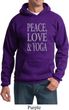 Peace Love & Yoga Hoodie