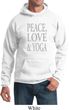 Peace Love & Yoga Hoodie