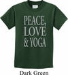 Peace Love & Yoga Kids Shirt