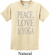 Peace Love & Yoga Kids Shirt