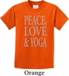 Peace Love & Yoga Kids Shirt