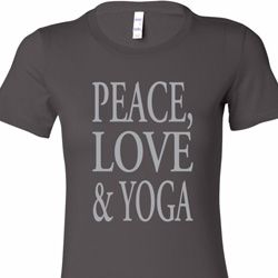 Peace Love & Yoga Ladies Longer Length Shirt Peace Love & Yoga Ladies Longer Length Shirt