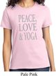 Peace Love & Yoga Ladies Shirt