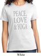 Peace Love & Yoga Ladies Shirt