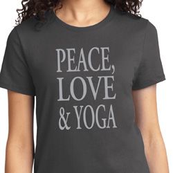 Peace Love & Yoga Ladies Shirt Peace Love & Yoga Ladies Shirt