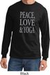 Peace Love & Yoga Long Sleeve Shirt