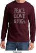 Peace Love & Yoga Long Sleeve Shirt