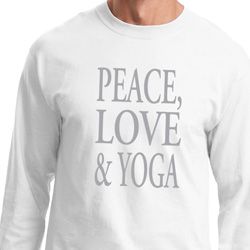 Peace Love & Yoga Long Sleeve Shirt Peace Love & Yoga Long Sleeve Shirt