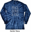 Peace Love & Yoga Long Sleeve Tie Dye Shirt
