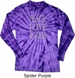 Peace Love & Yoga Long Sleeve Tie Dye Shirt
