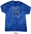 Peace Love & Yoga Mineral Tie Dye Shirt