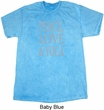 Peace Love & Yoga Mineral Tie Dye Shirt