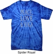 Peace Love & Yoga Spider Tie Dye Shirt