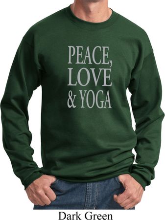 Peace Love & Yoga Sweatshirt