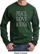 Peace Love & Yoga Sweatshirt