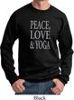 Peace Love & Yoga Sweatshirt