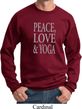 Peace Love & Yoga Sweatshirt