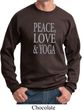 Peace Love & Yoga Sweatshirt