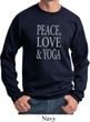 Peace Love & Yoga Sweatshirt