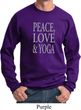 Peace Love & Yoga Sweatshirt