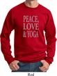 Peace Love & Yoga Sweatshirt
