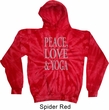 Peace Love & Yoga Tie Dye Hoodie