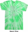 Peace Love & Yoga Twist Tie Dye Shirt