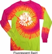 Peace Now Long Sleeve Tie Dye Shirt
