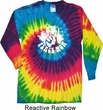Peace Now Long Sleeve Tie Dye Shirt