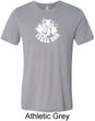Peace Now Mens Tri Blend Crewneck Shirt
