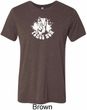 Peace Now Mens Tri Blend Crewneck Shirt