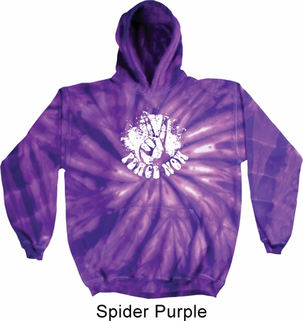 Peace Now Tie Dye Hoodie