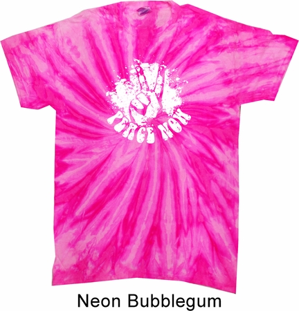Peace Now Twist Tie Dye Shirt