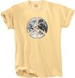 Peace Shirt Peace Earth Satellite Image Pigment Dyed Tee Honey