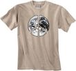 Peace Shirt Peace Earth Satellite Image Pigment Dyed Tee Sandstone