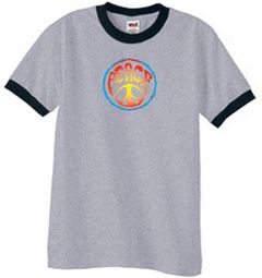 Peace Sign Shirt Psychedelic Peace Ringer Shirt Heather Grey/Black Peace Sign Shirt Psychedelic Peace Ringer Shirt Heather Grey/Black