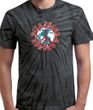 Peace Sign T-shirt - Give Peace A Chance Adult Black Swirl Tee