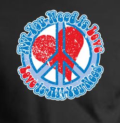 Peace Sign T-shirts - All You Need Is Love Shirts