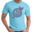 PEACE SIGN with BUTTERFLIES Symbol Adult T-shirt Tee shirt
