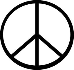 Peace T-shirts - Basic Peace Sign