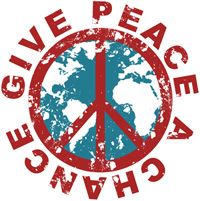 Peace T-shirts - Give Peace a Chance Symbol